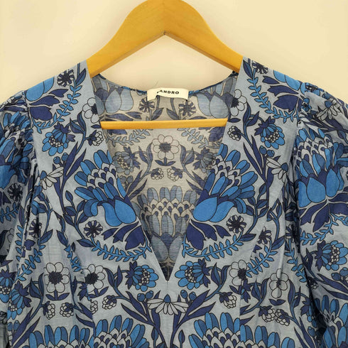サンドロ sandro Short Scarf Print Dress レディース