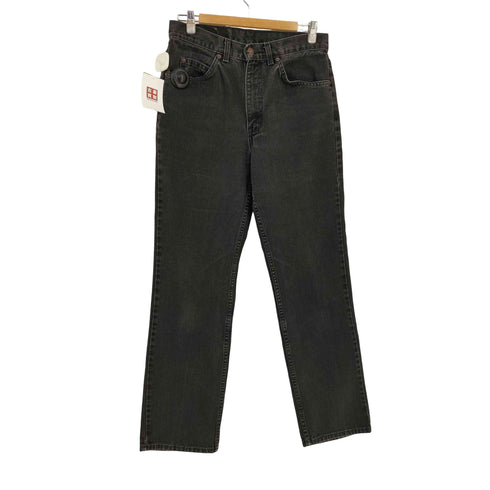リーバイス Levis MADE IN CANADA 506 オレンジタブ ジッパーフライ 後染めブラックデニム ボタン裏212 メンズ 32x32