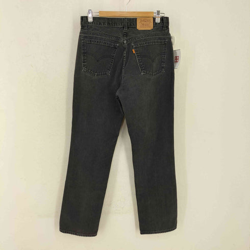 リーバイス Levis MADE IN CANADA 506 オレンジタブ ジッパーフライ 後染めブラックデニム ボタン裏212 メンズ 32x32