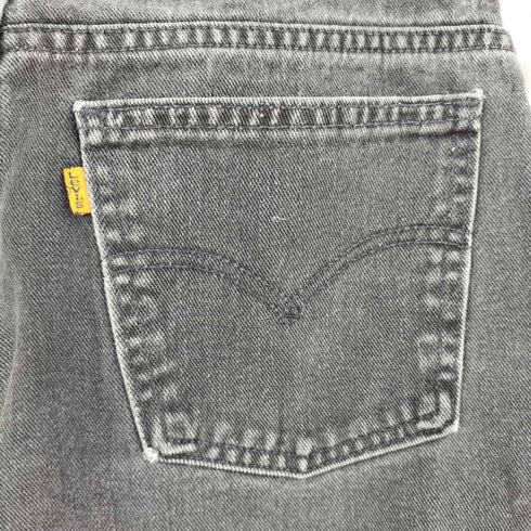 リーバイス Levis MADE IN CANADA 506 オレンジタブ ジッパーフライ 後染めブラックデニム ボタン裏212 メンズ 32x32