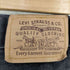 リーバイス Levis MADE IN CANADA 506 オレンジタブ ジッパーフライ 後染めブラックデニム ボタン裏212 メンズ 32x32
