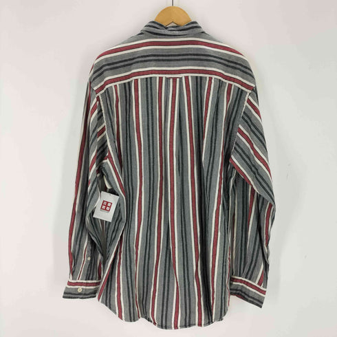 ノーティカ NAUTICA 90s USA製 ストライプ ボタンダウンシャツ メンズ JPN:L