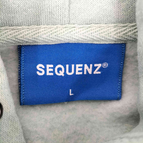 SEQUENZ バックプリント プルオーバーパーカー メンズ JPN:L