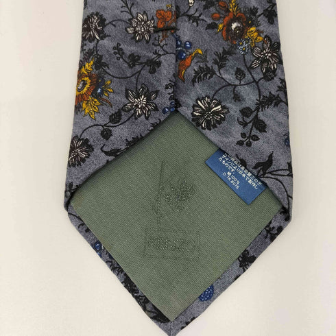 ケンゾーオム KENZO HOMME 花柄シルクネクタイ メンズ