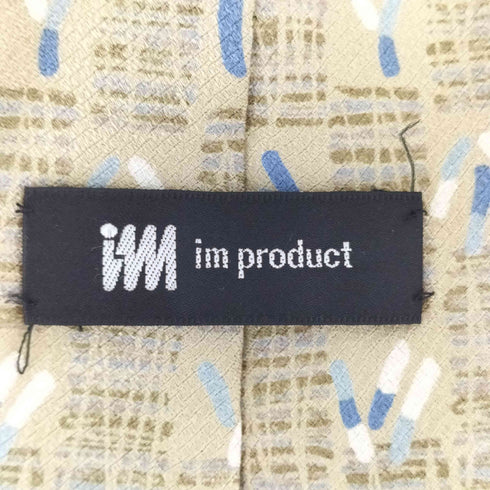 アイムプロダクトイッセイミヤケ im product ISSEY MIYAKE 総柄シルクネクタイ メンズ