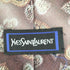 イヴサンローラン Yves Saint Laurent 総柄シルクネクタイ メンズ