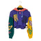 アディダスオリジナルス adidas Originals Love Unites Crop Hoodie マルチカラー クロップドパーカー レディース JPN:XS