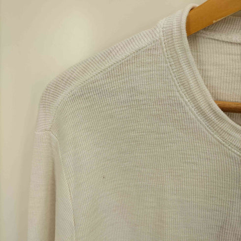 ポロバイラルフローレン Polo by RALPH LAUREN スラブワッフルニットヘンリーシャツ メンズ import:L