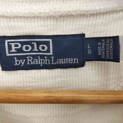 ポロバイラルフローレン Polo by RALPH LAUREN スラブワッフルニットヘンリーシャツ メンズ import:L