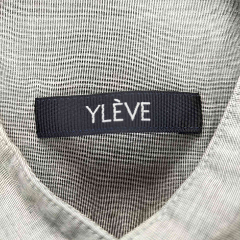 イレーヴ YLEVE バンドカラーロングスリーブシャツ レディース 2