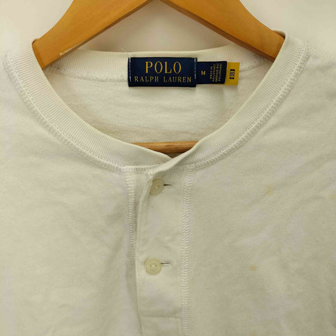 ポロラルフローレン POLO RALPH LAUREN スラブワッフルニットヘンリーシャツ メンズ import:M