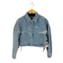 アディダスオリジナルス adidas Originals 22SS DENIM JACKET トレフォイルロゴ クロップドデニムジャケット レディース JPN:M