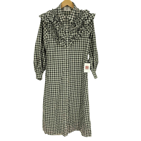 ジュエティ jouetie 23SS チェック フリルロングシャツワンピース レディース JPN:M
