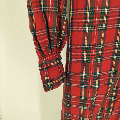ジュエティ jouetie 23SS チェック フリル ロング シャツ ワンピース レディース JPN:M
