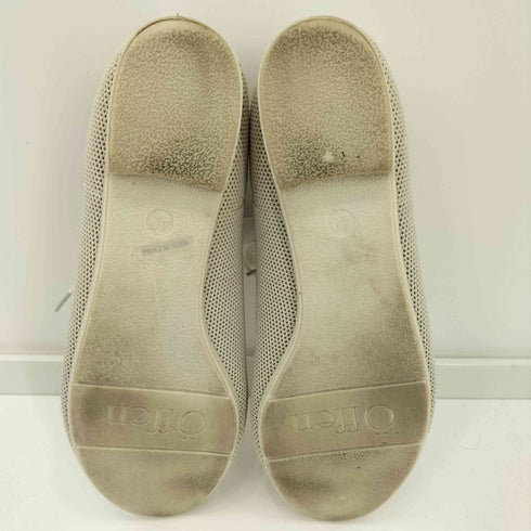 オッフェン plain flat pattern レースアップ ローカットスニーカー レディース 40