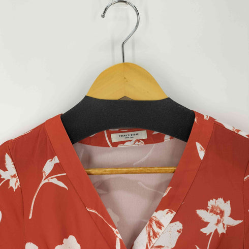 フリークスストア FREAKS STORE 19SS 花柄 S/Sカシュクールワンピース レディース FREE