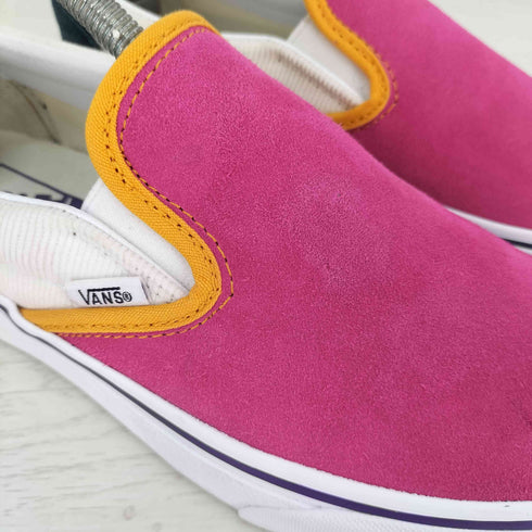 バンズ VANS CLASSIC SLIP-ON PLATFORM クラシックスリッポン スエード キャンバス レディース JPN:24.5