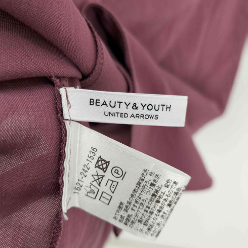 ビューティーアンドユースユナイテッドアローズ BEAUTY & YOUTH UNITED ARROWS BY ソリッド バックボタンブラウス -2WAY- レディース