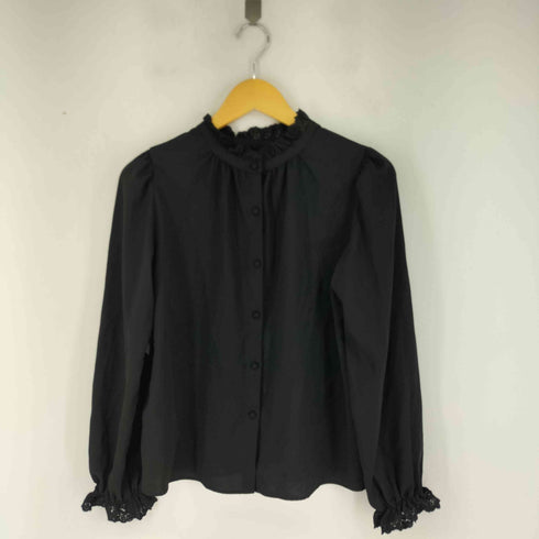 クチュールブローチ Couture brooch 前後2WAY エンブロレースブラウス レディース JPN:38