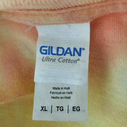 ギルダン GILDAN タイダイ柄 フロントプリントS/S TEE メンズ JPN:XL