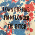 ギルダン GILDAN タイダイ柄 I OWN THIS BIKE I'M NO LONGER THE BITCH プリントS/S TEE メンズ JPN:L