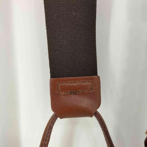 メッシュレザーサスペンダー メンズ