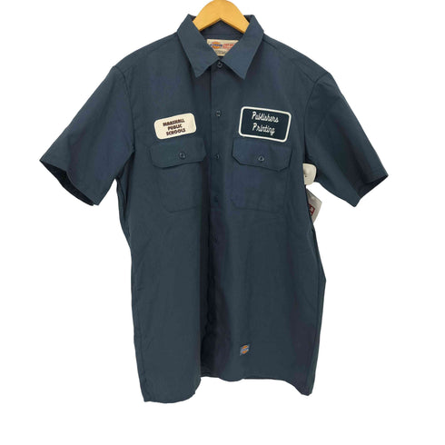 ディッキーズ Dickies MADE IN THE USA ワッペン 半袖ワークシャツ メンズ import:L