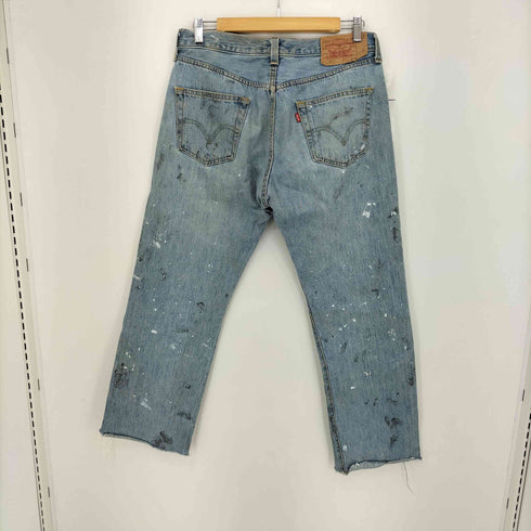 リーバイス Levis 115M刻印 501 ボタンフライデニム ダメージ加工 メンズ W32