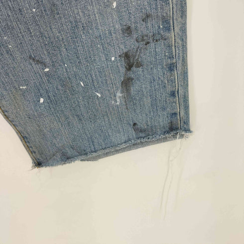 リーバイス Levis 115M刻印 501 ボタンフライデニム ダメージ加工 メンズ W32
