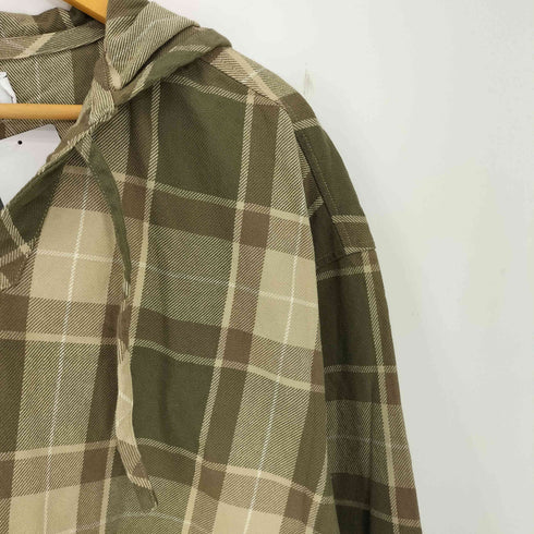 ファーストダウン FIRST DOWN MEXICAN HOODIE COTTON NELCHECK メキシカンフーディ メンズ JPN:L