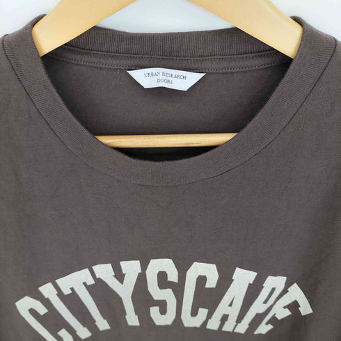 アーバンリサーチドアーズ URBAN RESEARCH DOORS ドアーズ カレッジプリントTシャツ メンズ US:40