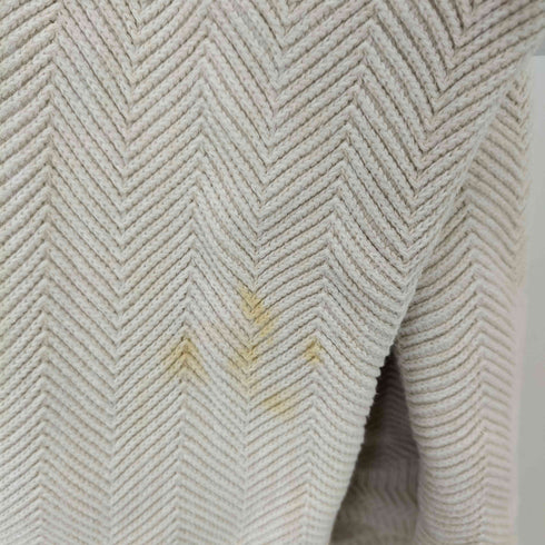 チャップス CHAPS フロントロゴ刺繍へリンボ-ンニット メンズ JPN:L