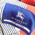 バーバリーブルーレーベル BURBERRY BLUE LABEL 裏地ストライプ 裏地ロゴプリント ショートトレンチコート レディース 40