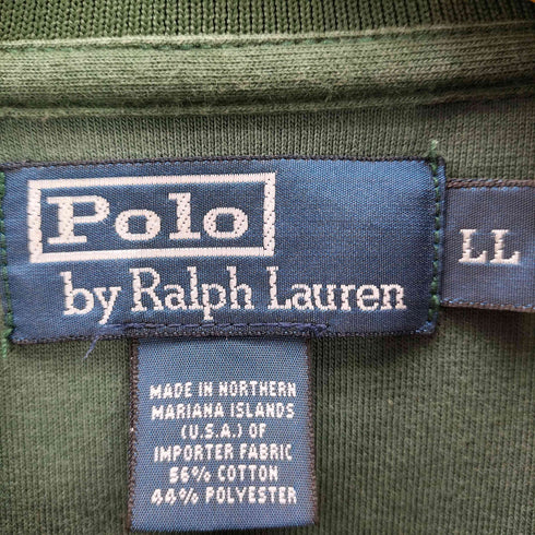 ポロバイラルフローレン Polo by RALPH LAUREN 90S ナンバリング エンブレム刺繍 トラックジャケット メンズ LL