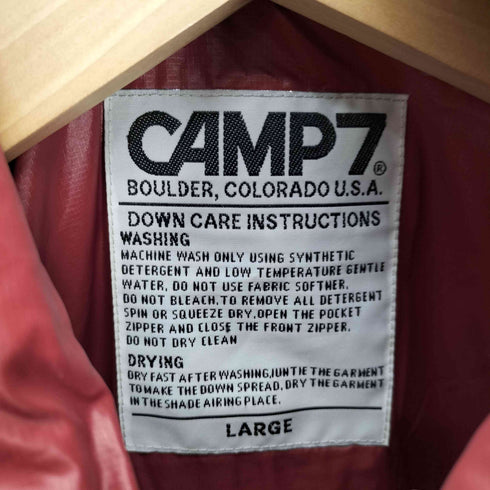 キャンプセブン CAMP7 フーデッド ダウンジャケット メンズ JPN:L