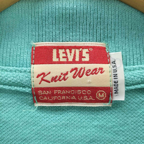 リーバイス Levis USA製 ワンポイントポロシャツ メンズ JPN:M