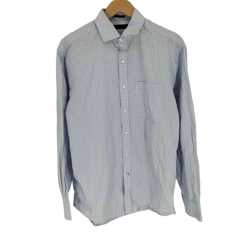 トミーヒルフィガー TOMMY HILFIGER REGULAR FIT PORT NORMAL グラフチェック ホリゾンタルカラー L/S シャツ メンズ import:M