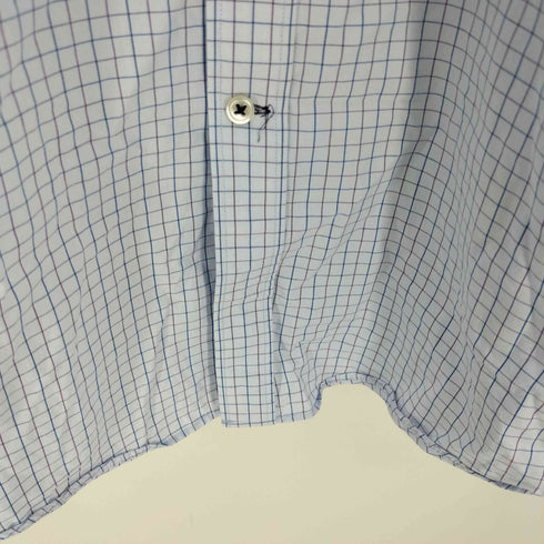 トミーヒルフィガー TOMMY HILFIGER REGULAR FIT PORT NORMAL グラフチェック ホリゾンタルカラー L/S シャツ メンズ import:M