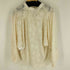 ザラ ZARA CONTRAST TEXTURED LOOSE FITTING BLOUSE レディース JPN:M