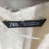 ザラ ZARA CONTRAST TEXTURED LOOSE FITTING BLOUSE レディース JPN:M