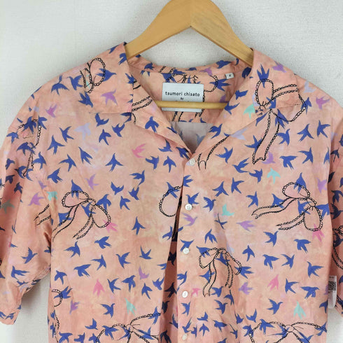 ツモリチサト TSUMORI CHISATO オープンカラー 総柄 半袖シャツ レディース JPN:S