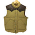 シュガーケーン SUGAR CANE LATHER YOKE DOWN VEST レザーヨーク・ダウンベスト メンズ L