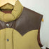 シュガーケーン SUGAR CANE LATHER YOKE DOWN VEST レザーヨーク・ダウンベスト メンズ L