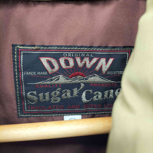 シュガーケーン SUGAR CANE LATHER YOKE DOWN VEST レザーヨーク・ダウンベスト メンズ L
