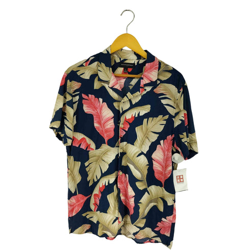 バナナリパブリック BANANA REPUBLIC 総柄 S/S レーヨンアロハシャツ レディース import:L