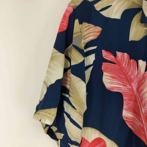 バナナリパブリック BANANA REPUBLIC 総柄 S/S レーヨンアロハシャツ レディース import:L