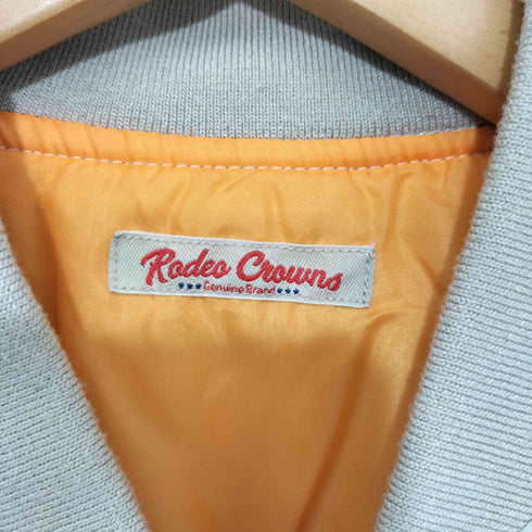 ロデオクラウンズ RODEO CROWNS 2WAY ミリタリーワッペン MA-1 レディース FREE