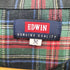 エドウィン EDWIN タータンチェックパジャマシャツ メンズ M