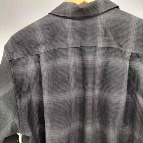 ポータークラシック PORTER CLASSIC SUPER 120’S SHIRT JACKET - BLACK スーパー120'Sオープンカラーシャツ メンズ JPN:S