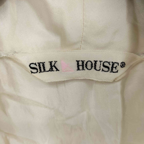 silk house silk100% ガウン レディース